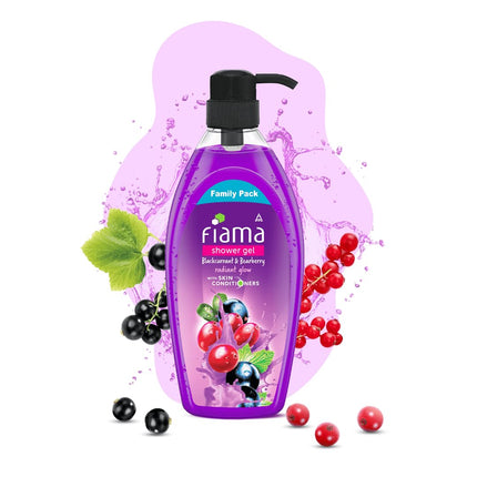 Fiama Body Wash Shower Gel Blackcurrant & Bearberry, 895 ml