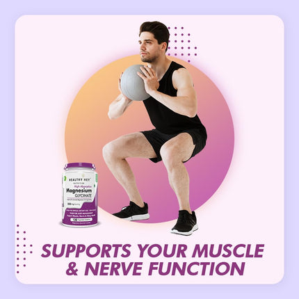 Healthy Hey Nutrition Magnesium-120 Vegetable Capsules