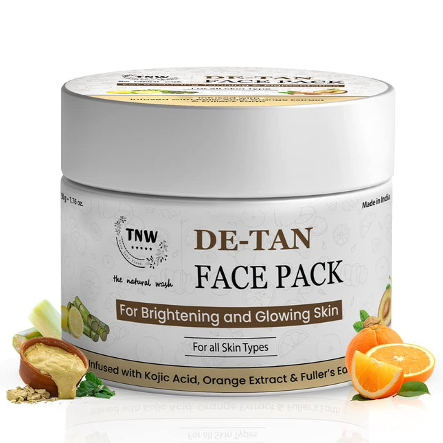 TNW-The Natural Wash DE-Tan Pack with Orange Extract | 50g