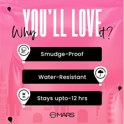 MARS Skyliner Liquid Matte Eyeliner-4.5ml Black