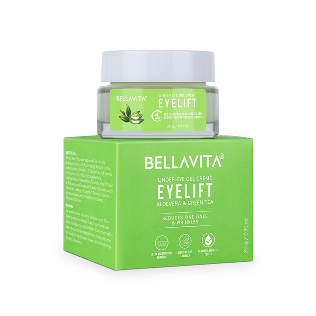Bella Vita Organic EyeLift Hydrating Natural Under Eye Cream Gel -20 gm