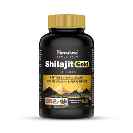 Himalaya Shilajit Gold 100% Pure Himalayan 20 Capsules