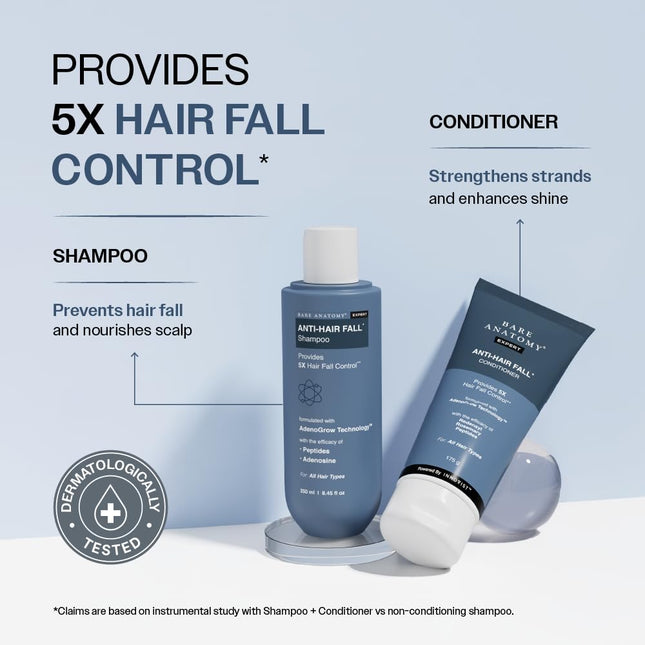 Bare Anatomy Anti-Hair Fall Shampoo & Conditioner Combo 250ml + 175gm