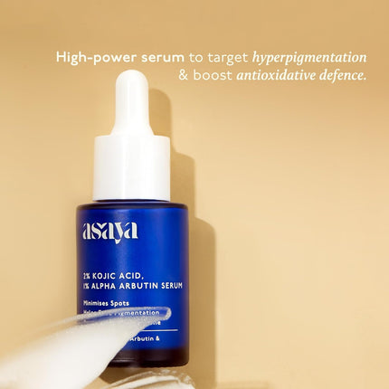 Asaya 2% Kojic Acid + 1% Alpha Arbutin Face Serum | 30 ml