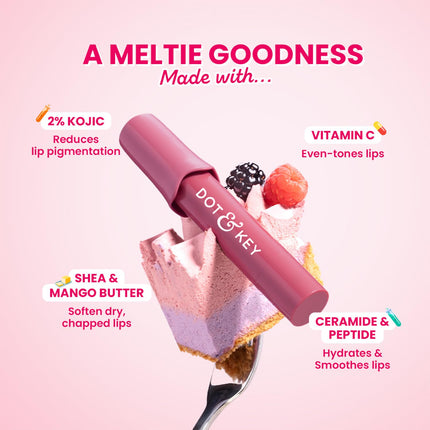 Dot & Key Meltie Lip Balm SPF 50+ With 2% Kojic & Vitamin C-4g