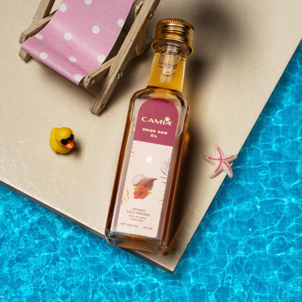 CAMIA Organic Onion Hair Oil with 5 Natural Hair Growth-100ml