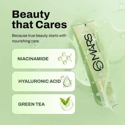 MARS Glow O' Clock Gel Primer for Face Makeup with Green Tea Extracts | Dewy Primer-30ml