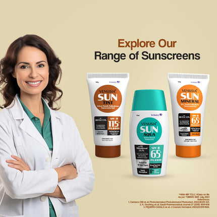 VENUSIA Dr. Reddy's Sun Tint SPF 115|India's First Sunscreen -50G