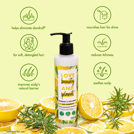 Love Beauty And Planet Rosemary & Yuzu lemon Scalp Conditioning 200ml