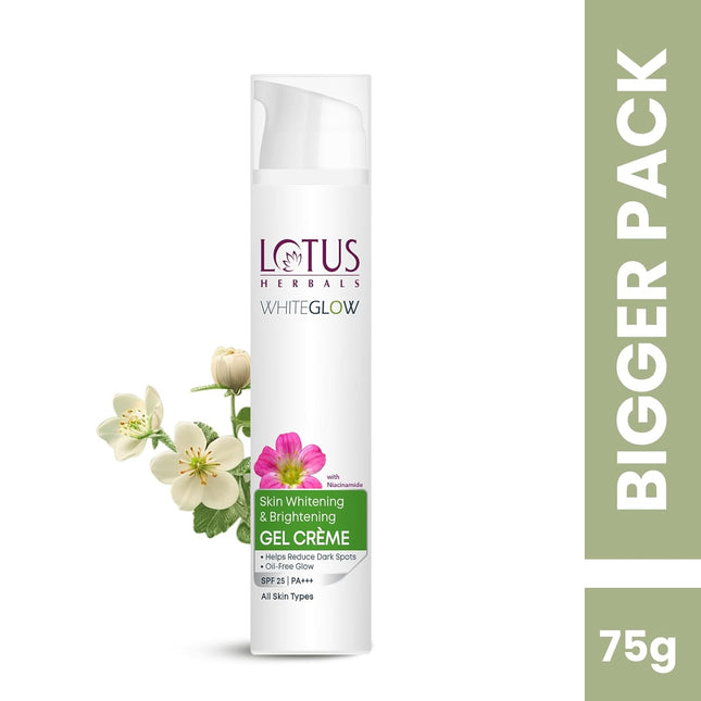 Lotus Herbals Gel Cream with SPF25 and PA+++ | Face Cream for Women & Men