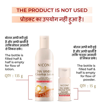 NICONI Tan Vanish Gluta-Kojic Skin Polish with Kojic Acid & Glutathione-180g
