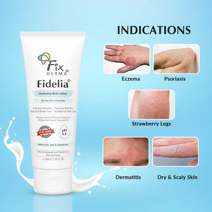 Fixderma Fidelia Hydrating Body Lotion 100 ml (Pack of 1)