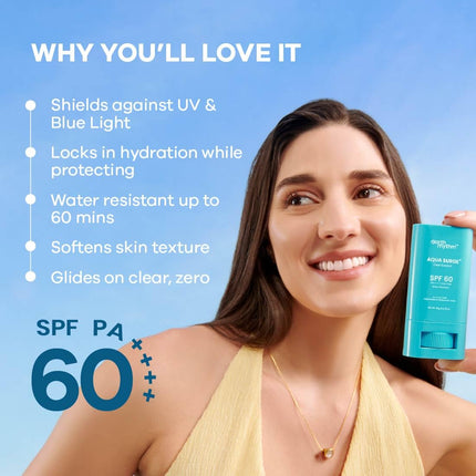 Earth Rhythm Aqua Surge Hydrating Sunstick SPF 60 PA++++ 20gm