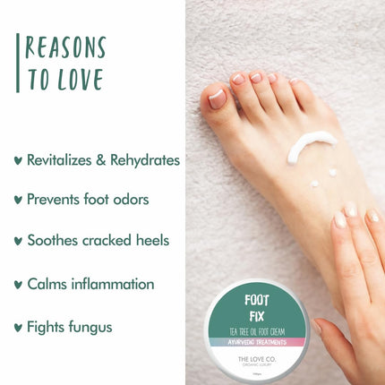 THE LOVE CO Foot Cream For Cracked Heels - 100g