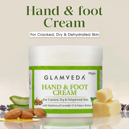 Glamveda Hand & Foot Cream-100gm