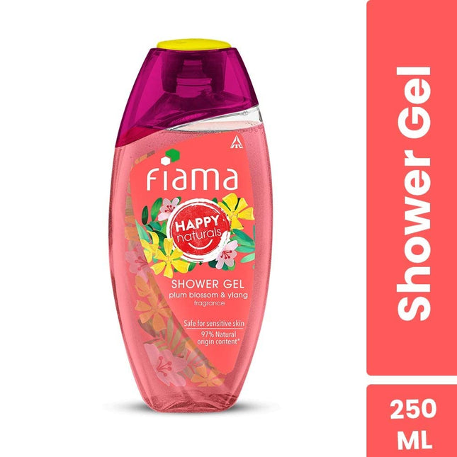 Fiama Happy Naturals Body Wash Shower Gel, 250ml