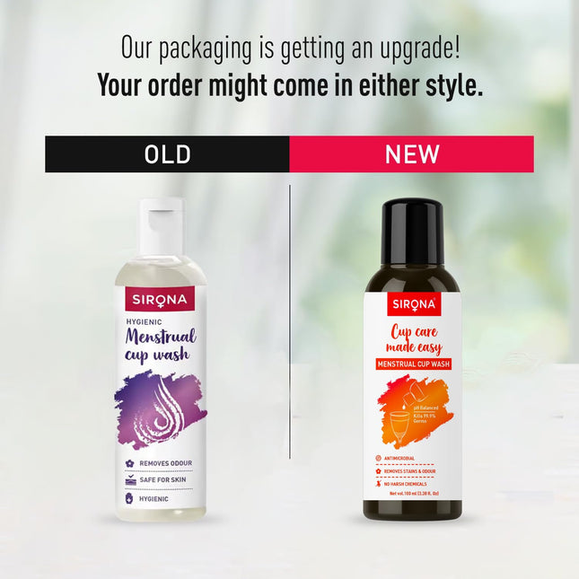 Sirona Natural Menstrual Cup Wash for Women - 100 ml