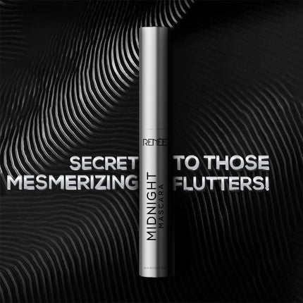 RENEE Midnight Mascara with Unique 360-Degree Wand | Darkest Black