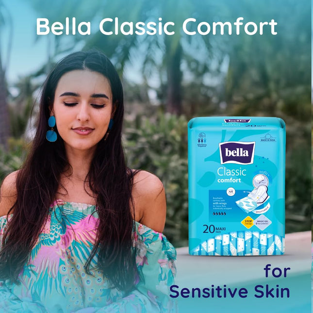 Bella Classic Comfort Maxi Softi Regular Sanitary Napkins 20pcs
