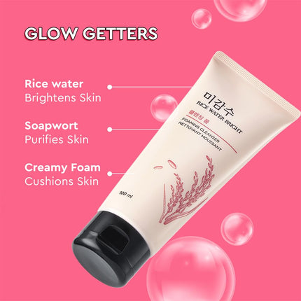 The Face Shop Rice Water Foaming Face Wash -100ml