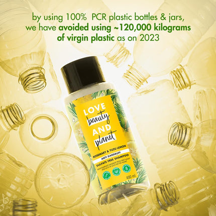 Love Beauty And Planet Rosemary & Yuzu lemon  anti dandruff shampoo 200ml