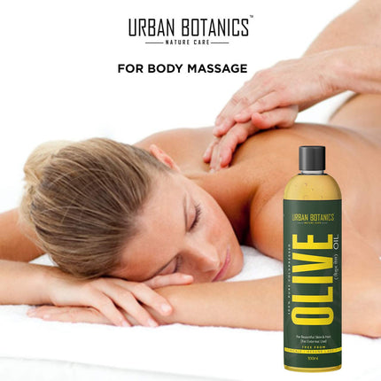 UrbanBotanics Pure Cold Pressed Olive Oil For Hair and Skin, 100ml