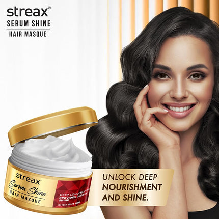 Streax Serum Shine Hair Mask for Frizzy Hair-200gm