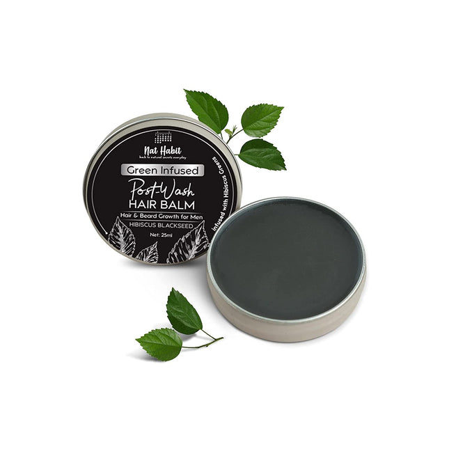 Nat Habit Hibiscus Black Seed Hair & Beard Balm -35 Grams