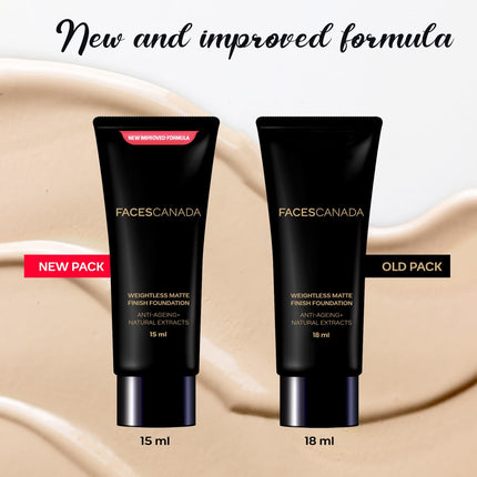 FACESCANADA Weightless Matte Finish Foundation -15ml