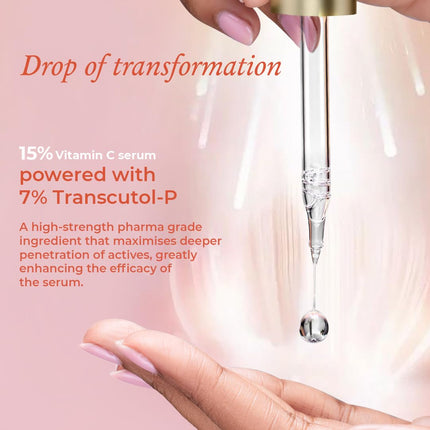 The Pink Foundry 15% Vitamin C Face Serum-30ml