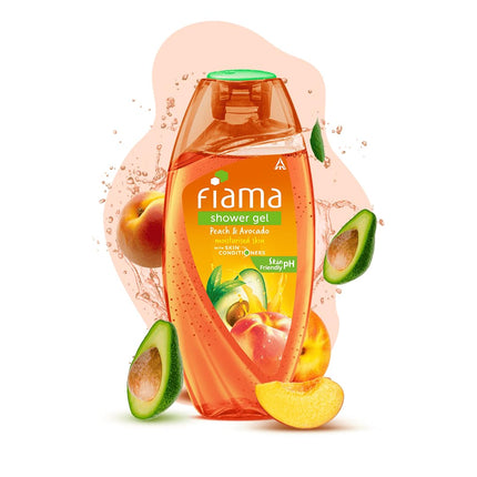 Fiama Body Wash Shower Gel Peach & Avocado, 250ml