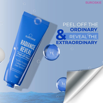 Suroskie Radiance Reveal Peel Off Mask Honey, Milk Protein & Collagen - 75g