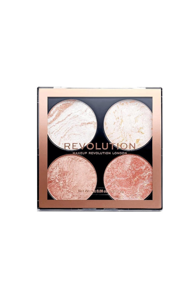 Makeup Revolution, Cheek Kit Take a Breather Highlighter for Face Makeup-8g