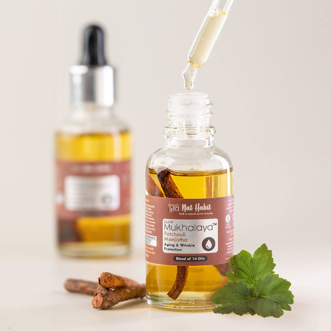 Nat Habit Patchouli Manjistha Mukhalaya, Face Oil-30ml