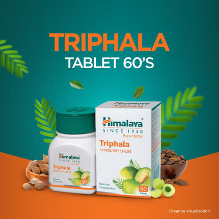 Himalaya Wellness Triphala Bowel Wellness - 60 Tablets