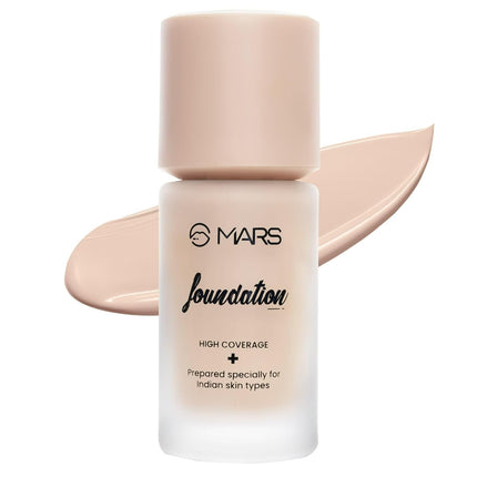 MARS SPF50 PA++++ High Coverage Liquid Foundation -40ml