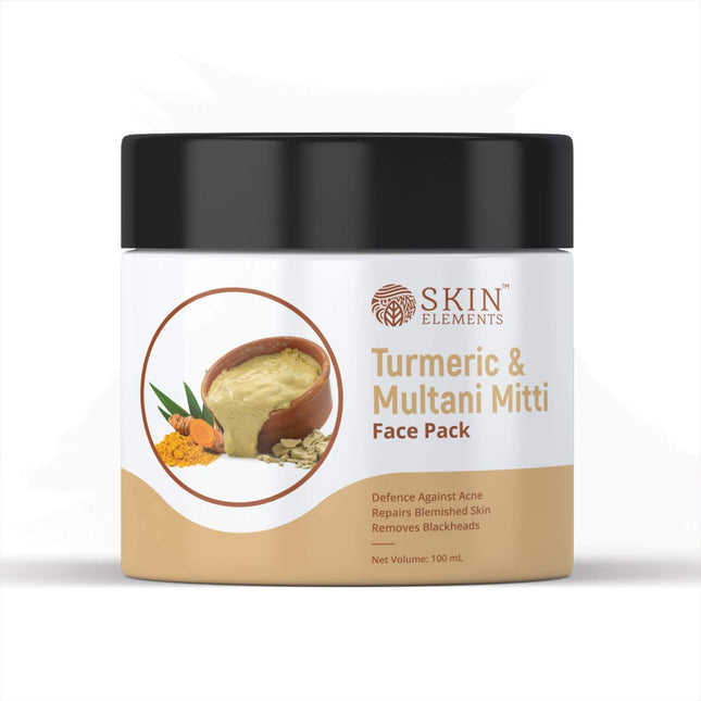 Skin Elements Face Pack Cream with Turmeric (Haldi) & Multani Mitti-100G