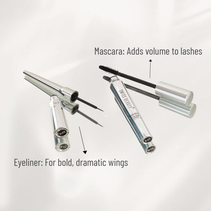 SWISS BEAUTY Liquid Metallic Wing & Volume Kit | Mascara + Eyeliner-12.5g
