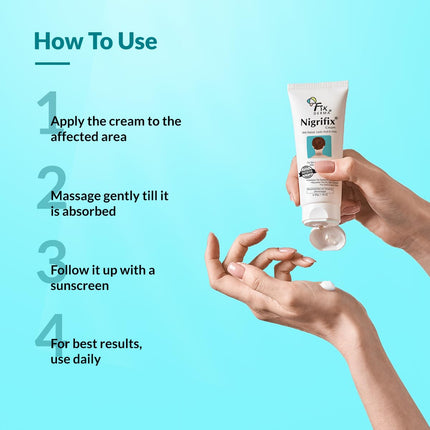 Fixderma Nigrifix Cream for Acanthosis Nigricans with Lactic Acid For Body Parts-100 gm