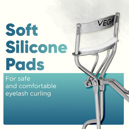 Vega Eyelash Curler for Women Stainless Steel