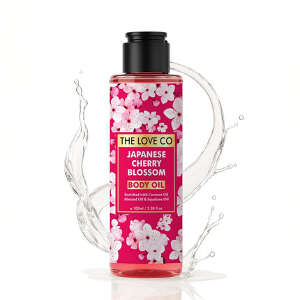 THE LOVE CO. Body Oil | With Coconut, Almond & Jojoba Oils-100ml