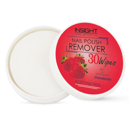INSIGHT Nail Polish Remover Wipes Strawberry (30 Wipes)