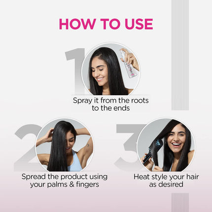 Bblunt Hot Shot Heat Protection Hair Mist for Men & Women | 150 ml