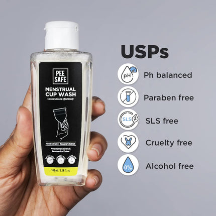 Pee Safe Menstrual Cup Wash 100ml |