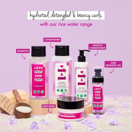 Love Beauty & Planet Rice Water & Angelica Seed Oil Curl Defining Gel 100ml