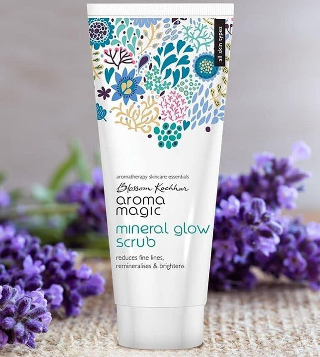 Aroma Magic Mineral Glow Scrub With beeswax, vegetable glycerine, lavender, tea tree & rose essential oils-100ml