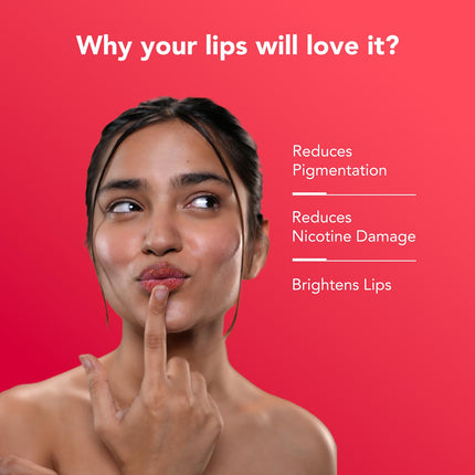 Bella Vita Organic NicoLips Lip Balm & Lip Scrub | Lip Balm for Dark Lips-20g