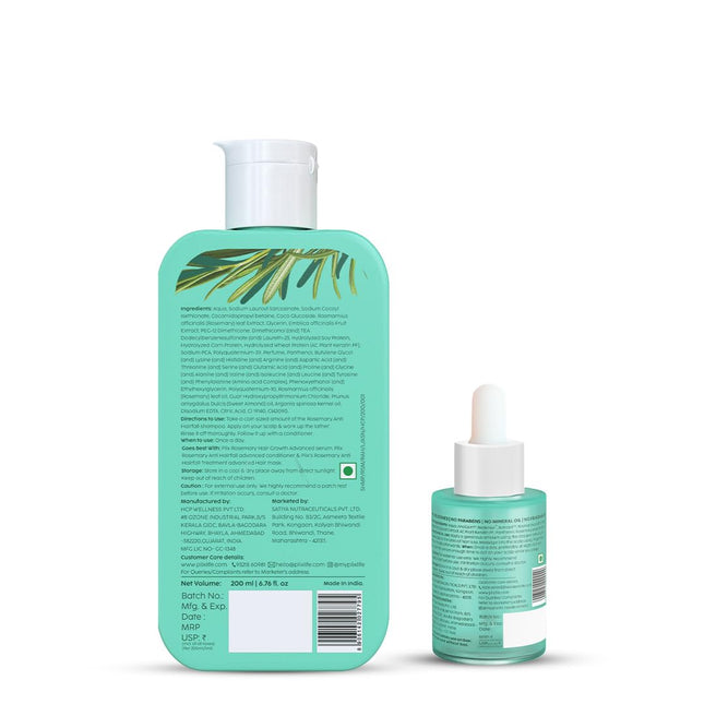 PLIX - THE PLANT FIX Fix Rosemary Advanced Anti Hair Fall Shampoo & Serum -440G