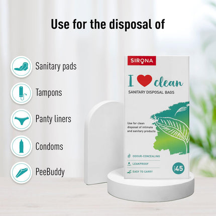 Sirona Sanitary Disposal Bags | 45 Bags
