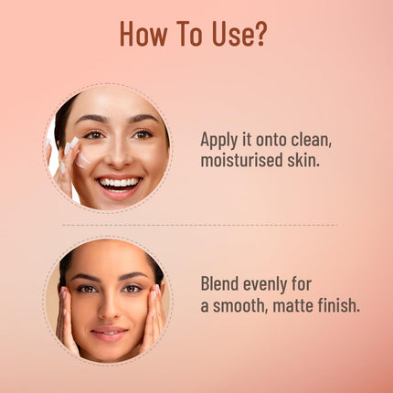 Swiss Beauty Matte & Blur Balm | Prep + Prime With Vitamin E & B3 | UV Light Protection